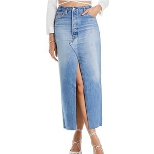 SOLD ❌ NWT 💙 RE/DONE x LEVIS Denim Maxi Skirt